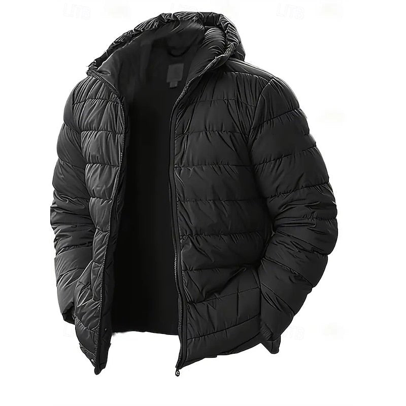 Dorian | Hooded Puffer Jacket – Warm en Stijlvol