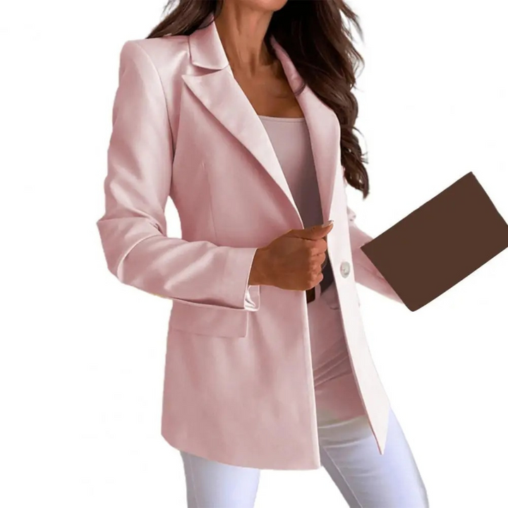 Seraphina | Eleganter und zeitloser Blazer in Uni-Farbe