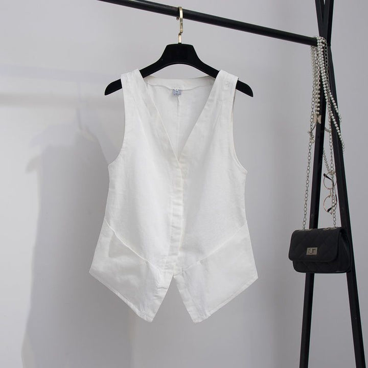 Charlotte | Elegante und atmungsaktive Leinenweste