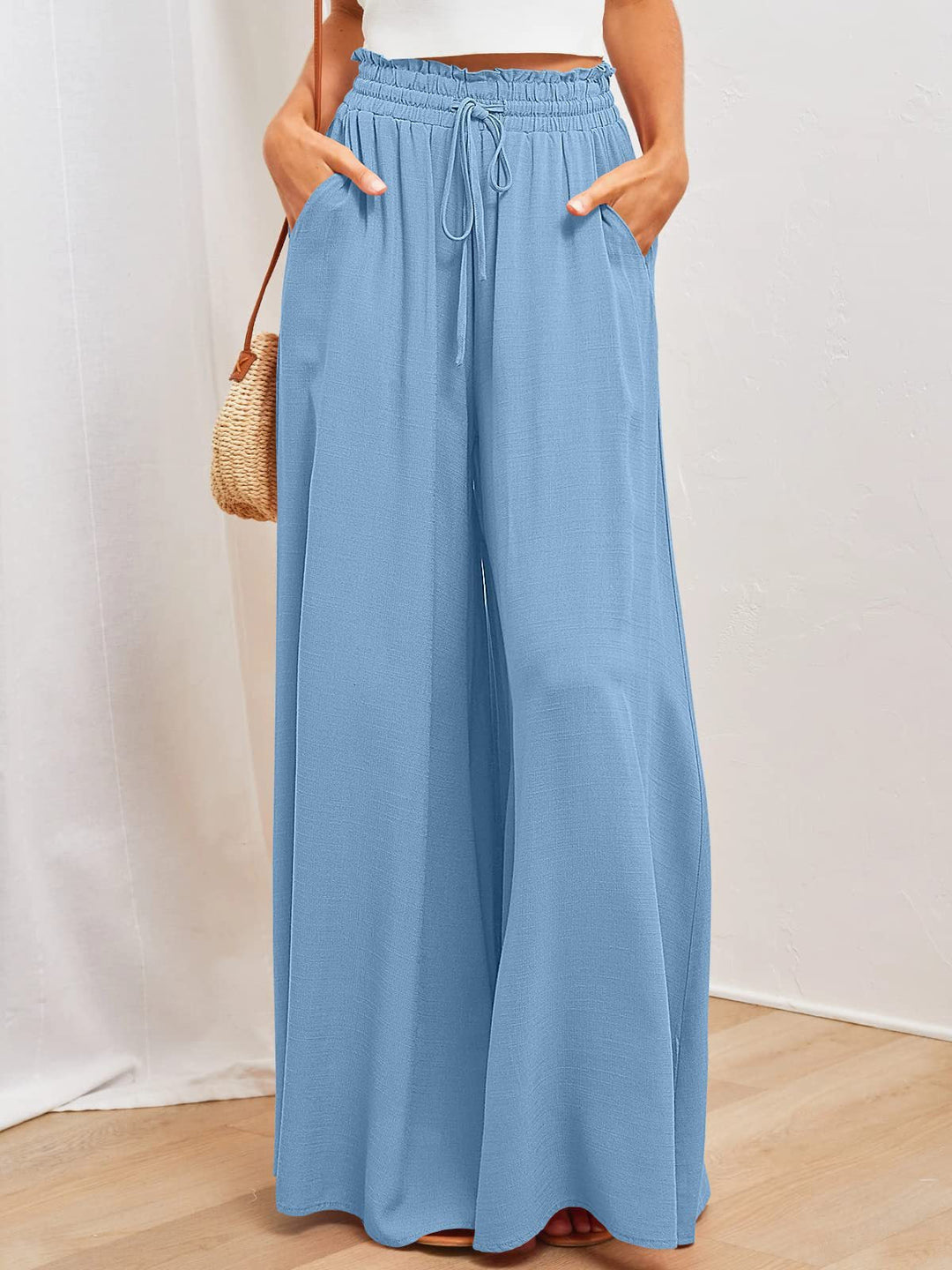 Victoria | Luftige Sommer-Palazzohose mit weitem Bein