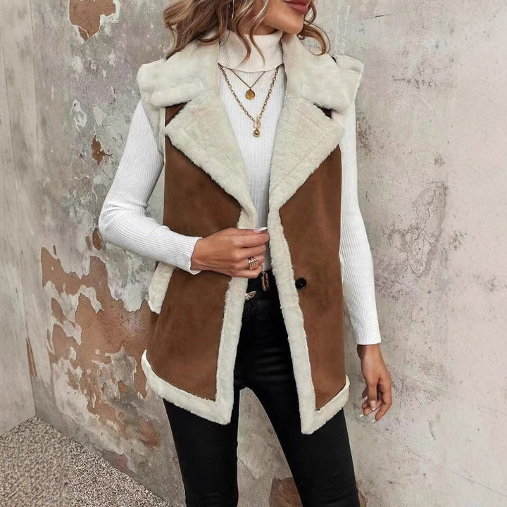 Amelia | Gilet invernale sofisticato a strati