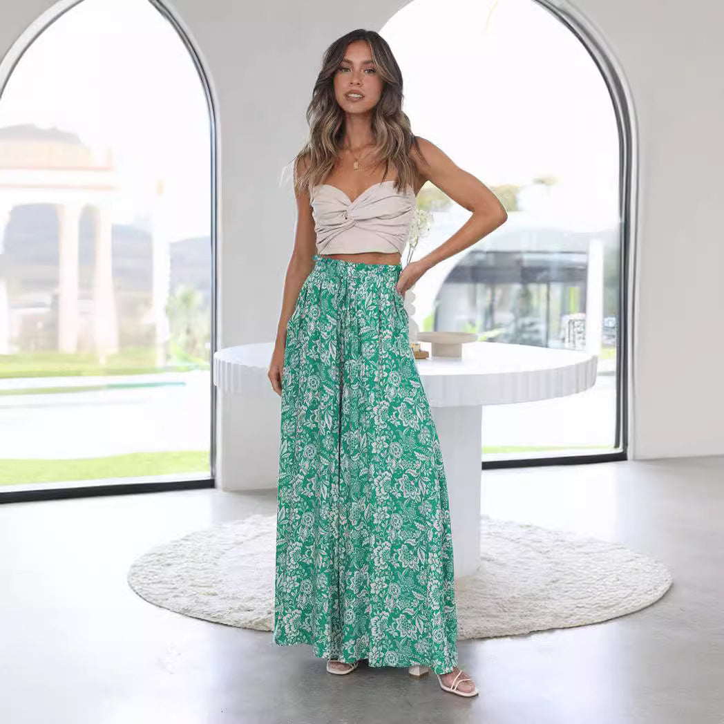 Victoria | Luftige Sommer-Palazzohose mit weitem Bein