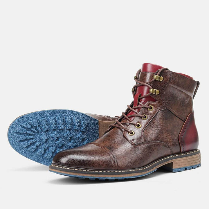 Sebastian | Elegante Herren-Oxford-Stiefel aus echtem Leder