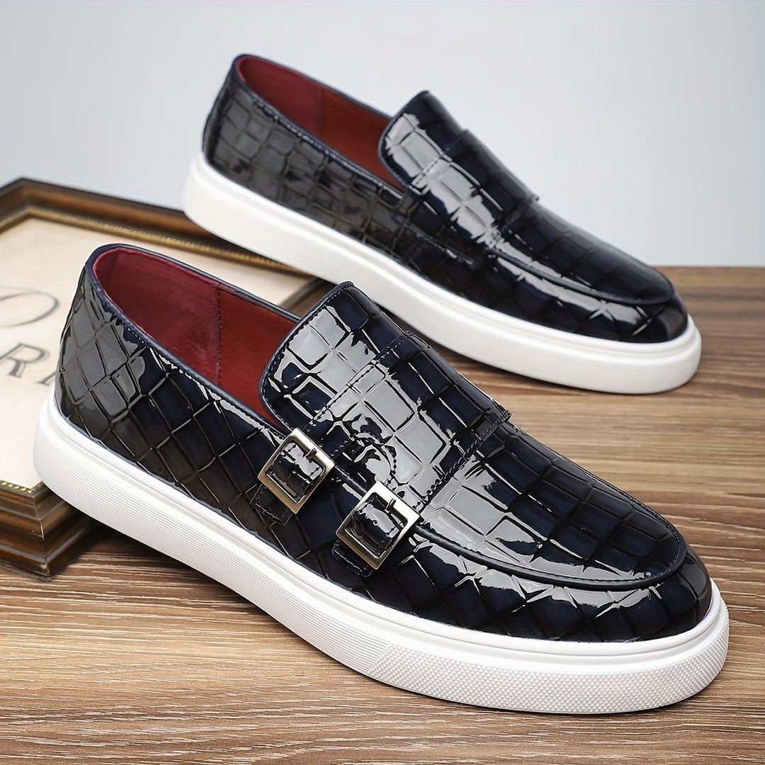 Xavier | Textured Loafers – Stylish Slip-On Design for Men