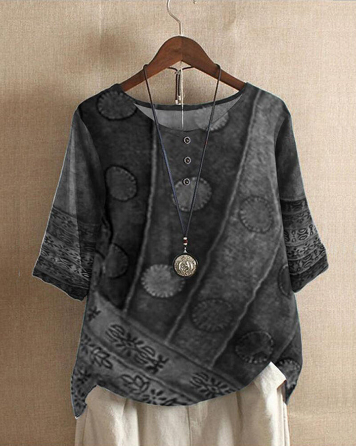 Isla | Lässiges, alltägliches Tunika-Oberteil im Boho-Stil