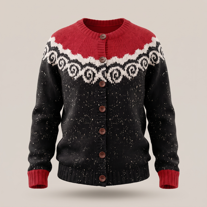 Lucille | Cardigan casual dalla vestibilità comoda, in maglia con bottoni