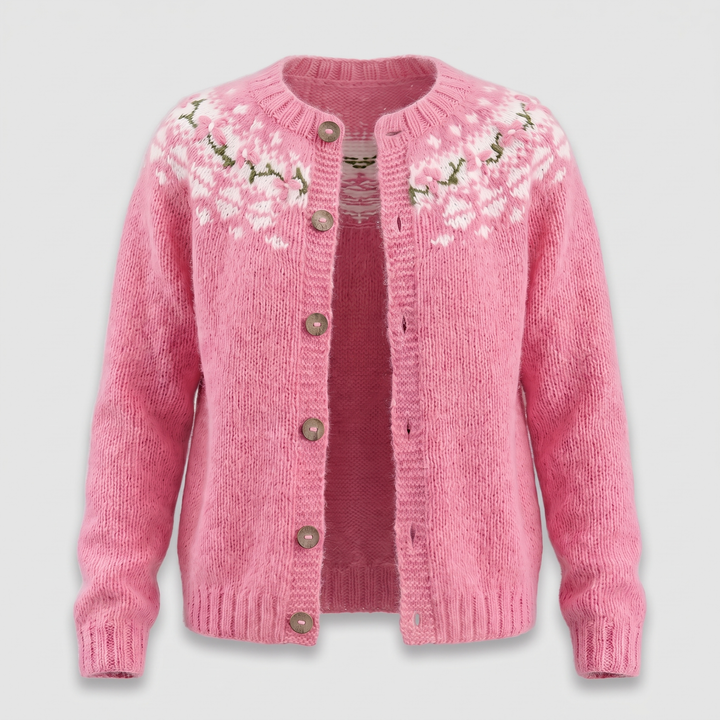 Lucille | Cardigan casual dalla vestibilità comoda, in maglia con bottoni