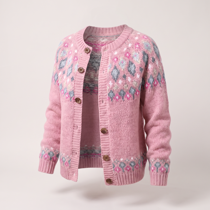 Lucille | Cardigan casual dalla vestibilità comoda, in maglia con bottoni