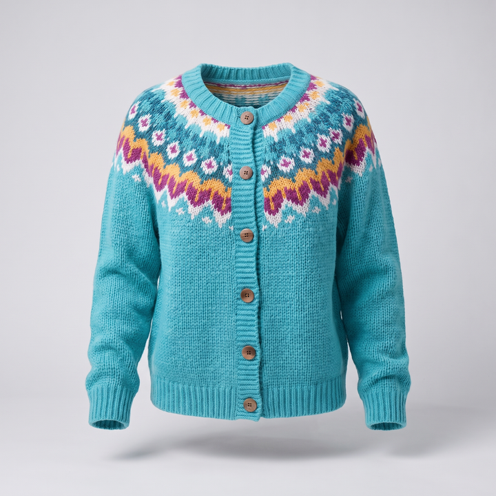 Lucille | Cardigan casual dalla vestibilità comoda, in maglia con bottoni