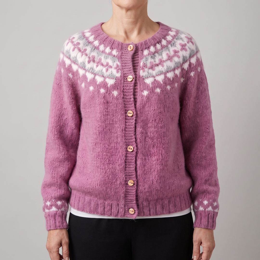 Lucille | Cardigan casual dalla vestibilità comoda, in maglia con bottoni