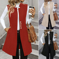 Nora | Gilet sartoriale con bottoni, chic e raffinato