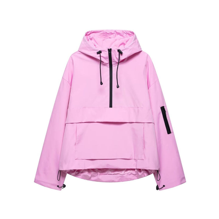 Elysia | Hooded Anorak Jacket – Wind-Resistant & Water-Repellent for Women