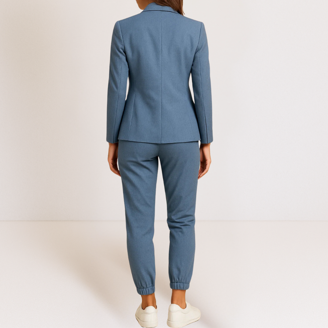 Chloe | Classic Polished Blazer and Jogger Set