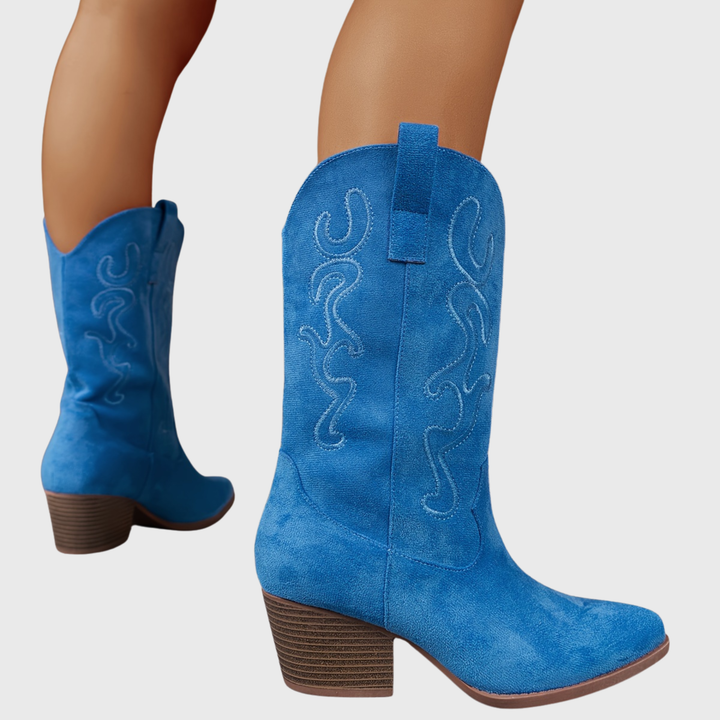 Audrey | Stilvolle und bequeme Cowboystiefel für kräftige Waden
