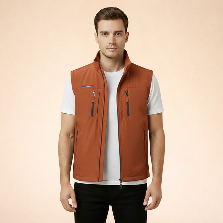 Kevin | Lightweight & Breathable Sleeveless Cargo Vest