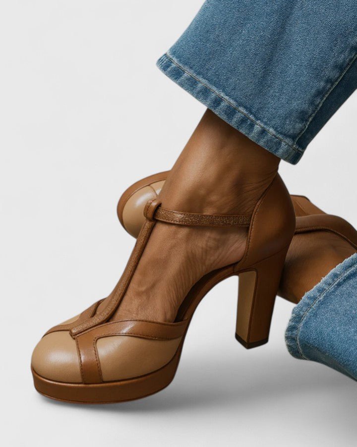 Nadia | Close Toe Heels – Sophisticated Retro Style for Women
