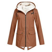 Laura | Moderner und wetterfester Trenchcoat mit Kapuze