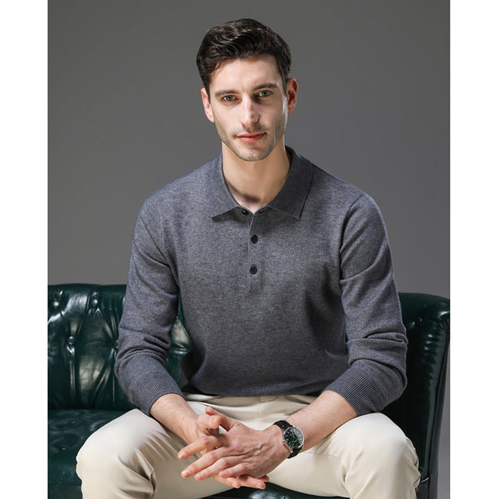 Sebastian | Knitted Sweater – Luxurious Cashmere Style for Men