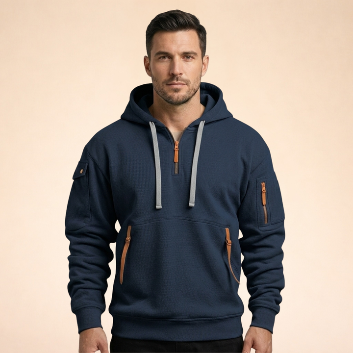Daniel | Comfortable & Breathable Half-Zip Hoodie