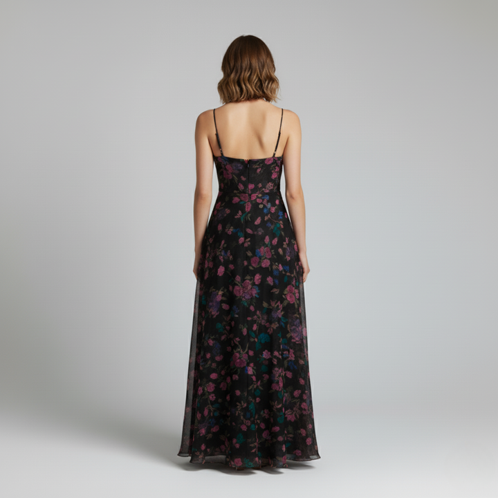 Lila | Blumiges Sommerkleid