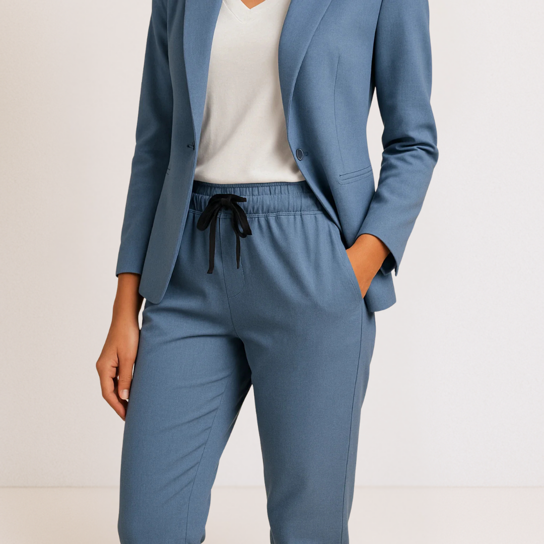 Chloe | Classic Polished Blazer and Jogger Set