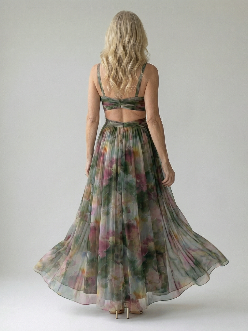 Isel | Maxi Dress – Soft Wrap Style for Women