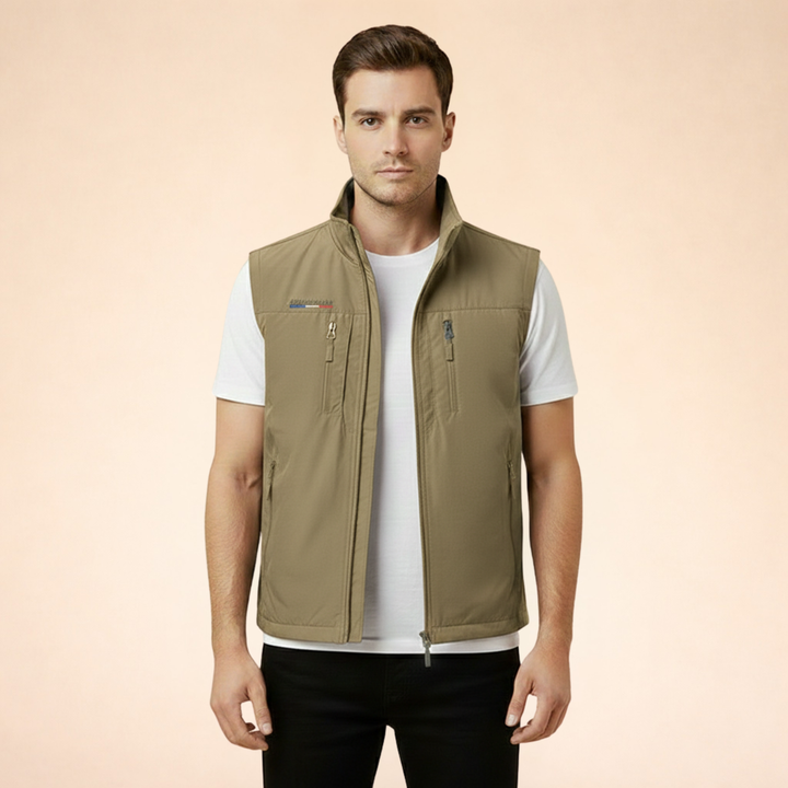 Kevin | Lightweight & Breathable Sleeveless Cargo Vest