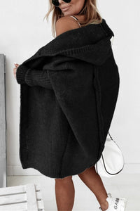 Evelyn | Cozy And Oversized Hooded Knit Cardigan