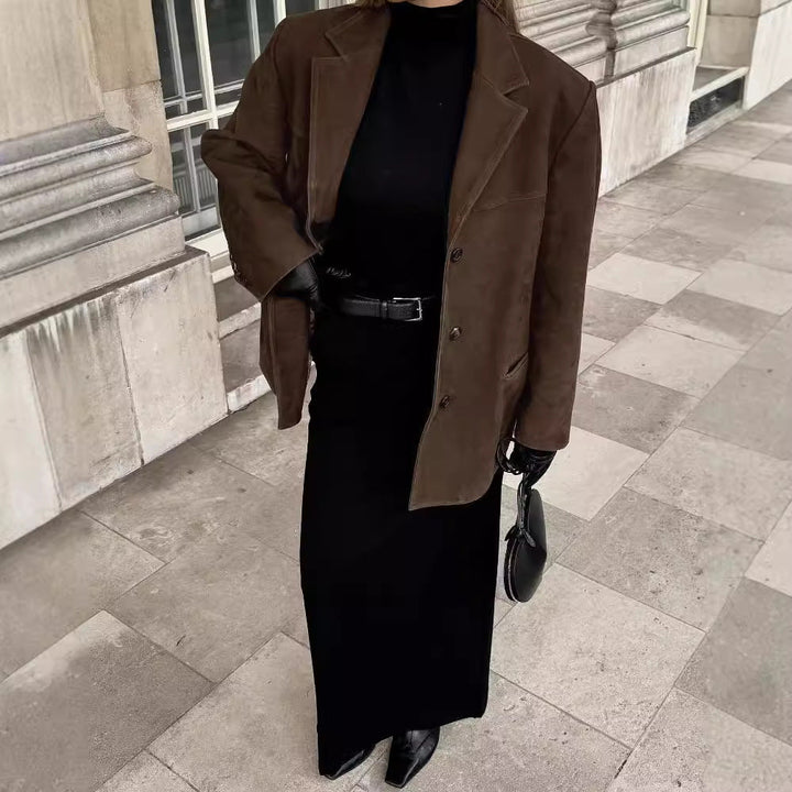 Sophia | Luxurious And Tactile Suede Blazer