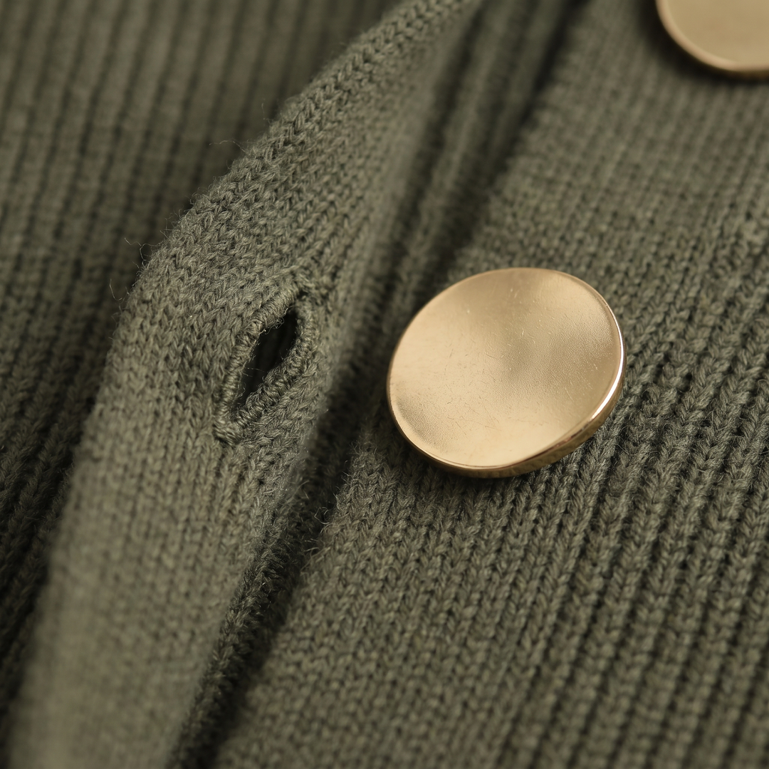 Mia | Relaxed Button-Front Knit Cardigan