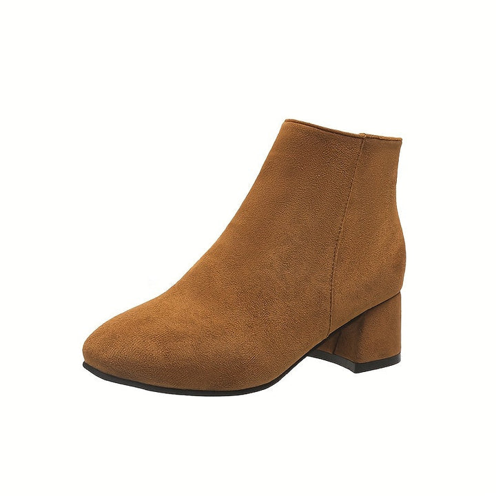 Elizabeth | Elegant Suede-Finish Chelsea Ankle Boots