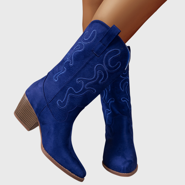 Audrey | Stilvolle und bequeme Cowboystiefel für kräftige Waden