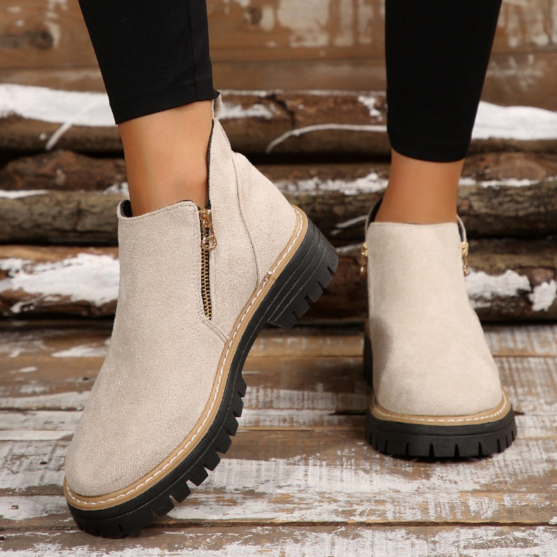 Charlotte | Moderne und vielseitige Plateau-Stiefeletten