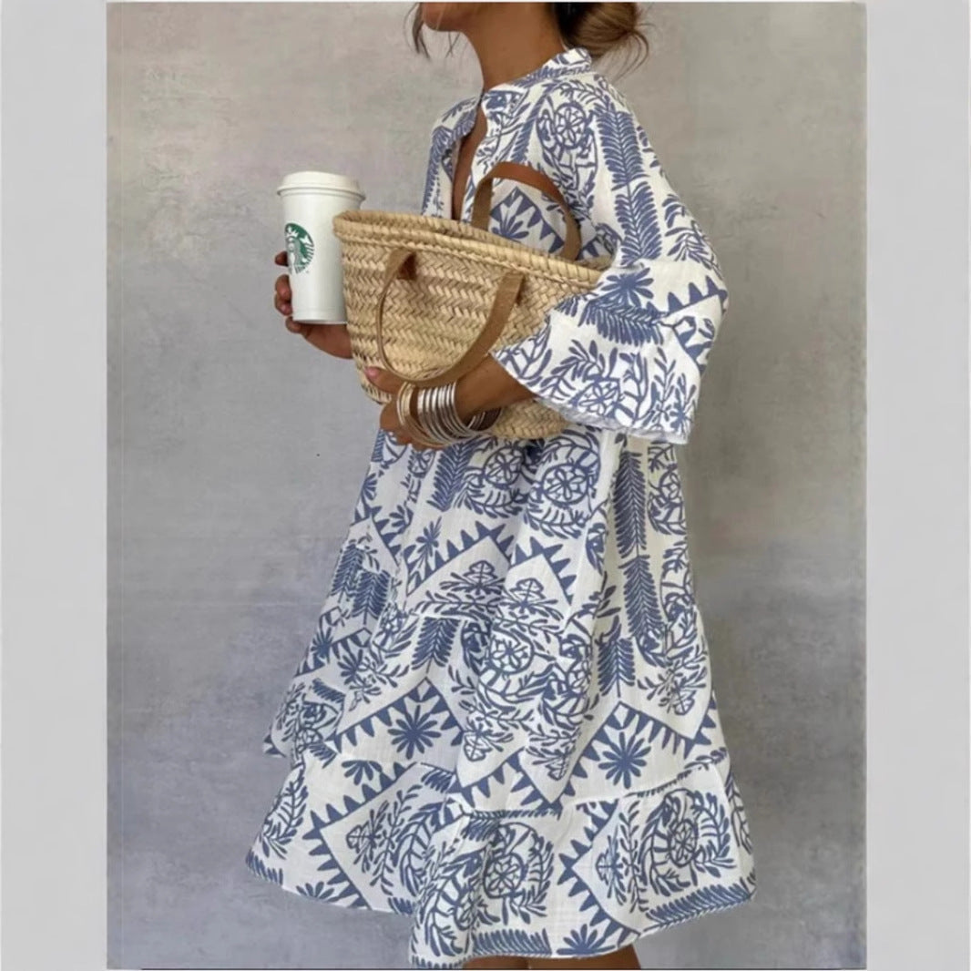 Ella | Elegant Floral Tunic Dress