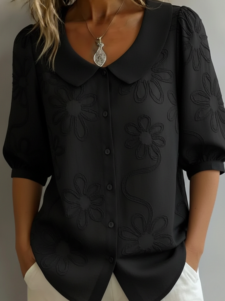 Alyssa | Embroidered Floral Blouse for Women