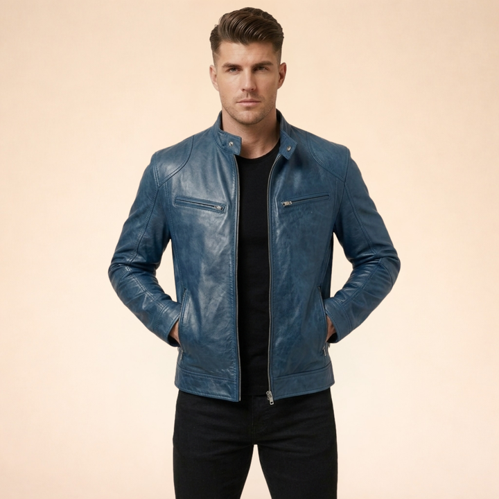 Ethan | Stylische Lederjacke für einen anspruchsvollen Look