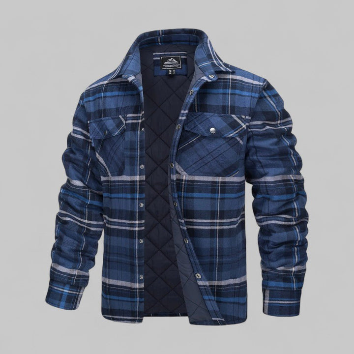 Tobias | Flannel Shirt Jacket – Comfortable Plaid Style