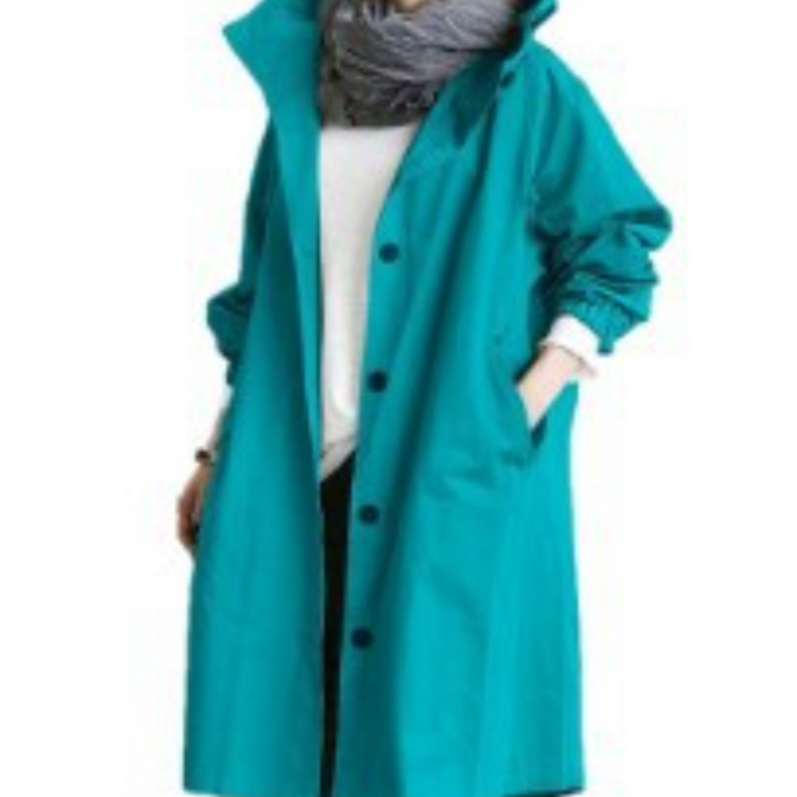 Eleanor | Functional And Elegant Long Hooded Trench Coat