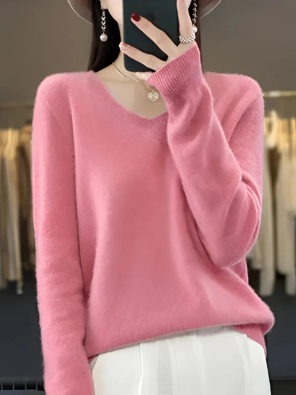 Isabella | Cashmere Sweater – Luxurious Comfort for Women