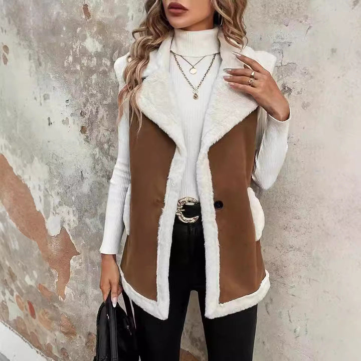Amelia | Gilet invernale sofisticato a strati