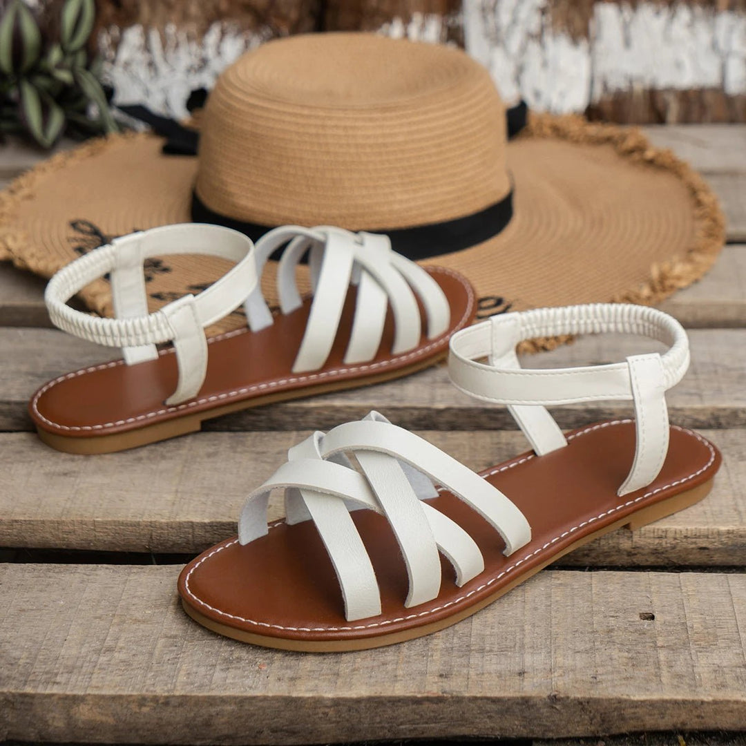 Marlene | Boho Sandals – Stylish Crossover Design for Women