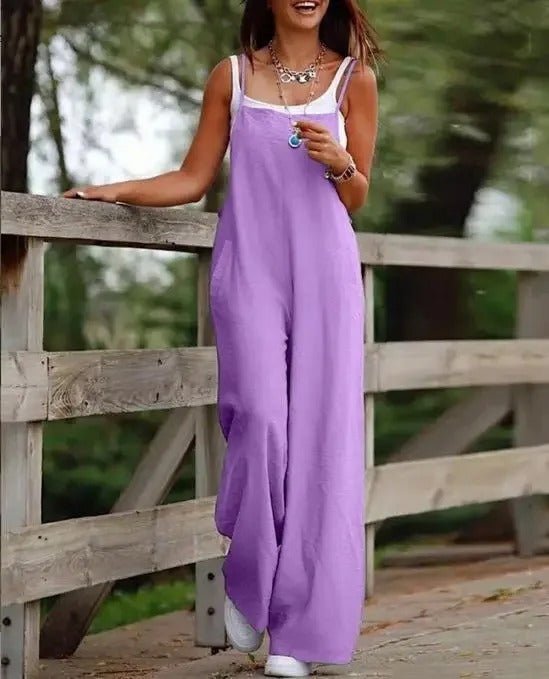 Elfriede | Wide-Leg Jumpsuit for Women with Adjustable Straps