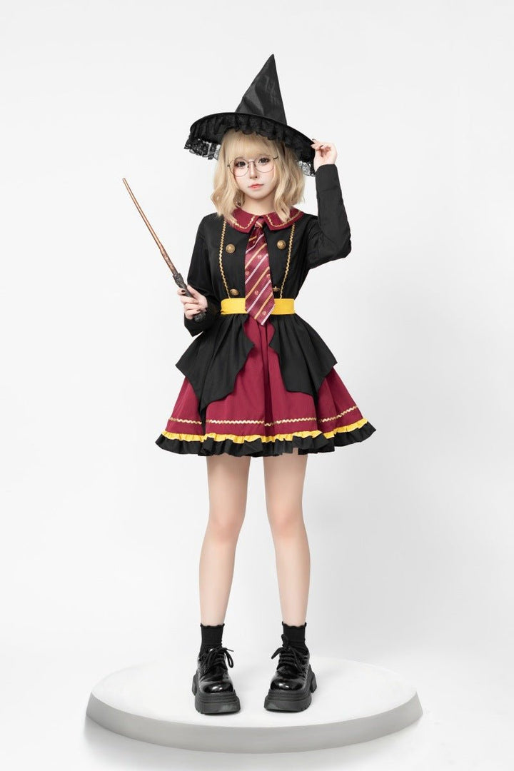 Drune | Girl's Wizard Costume – Enchanting Style for Halloween