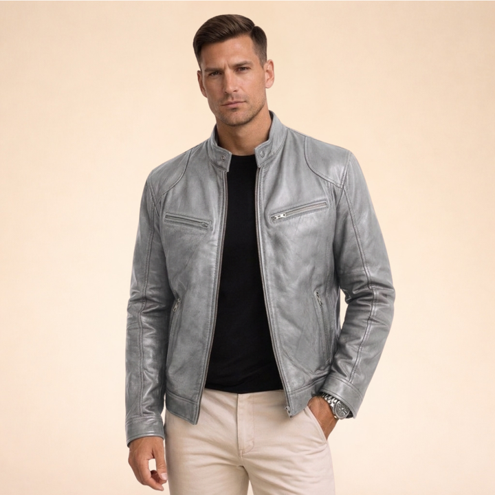 Ethan | Stylische Lederjacke für einen anspruchsvollen Look