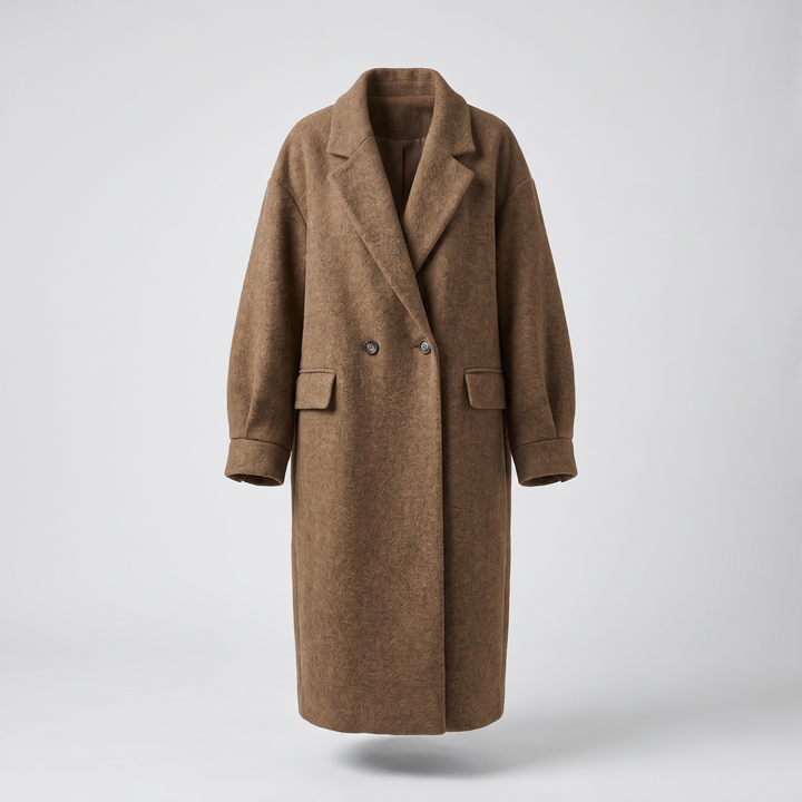 Harper | Winter Overcoat – Elegant Design for Women