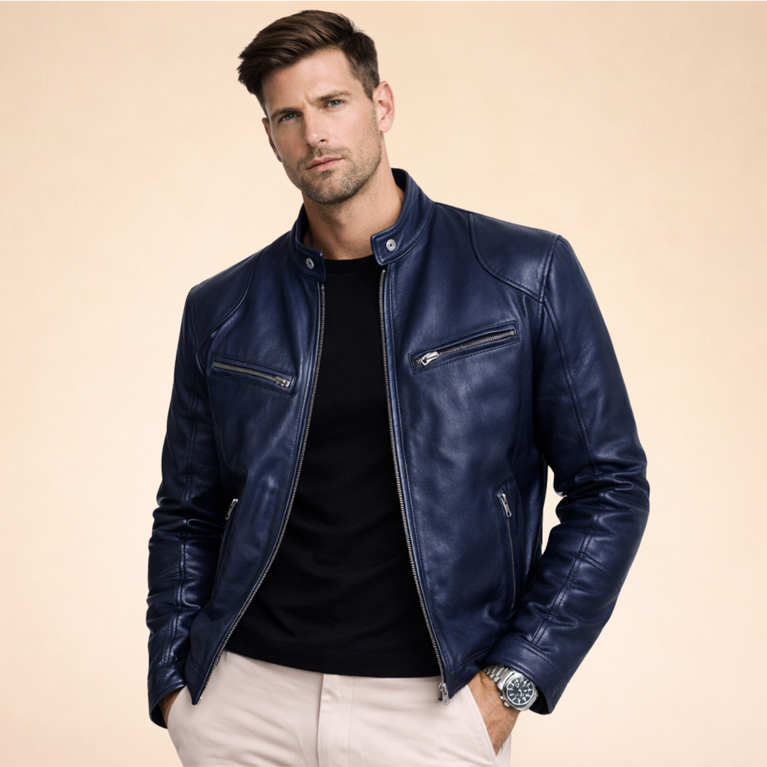 Ethan | Stylische Lederjacke für einen anspruchsvollen Look