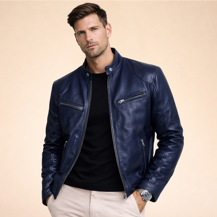 Ethan | Stylische Lederjacke für einen anspruchsvollen Look