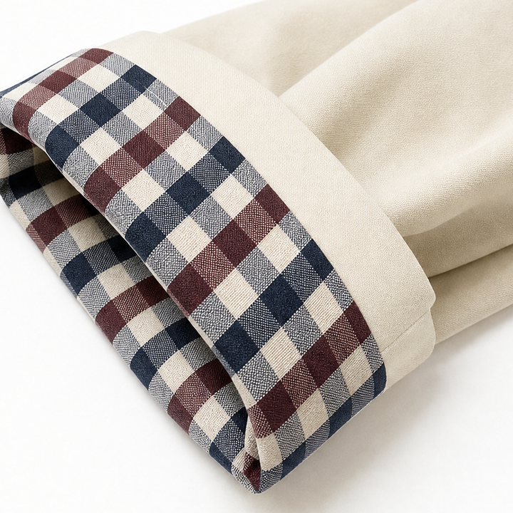 Cuff & Collar | Short Trench Coat – Stylish Plaid Cuffed Design