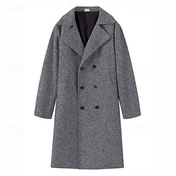 Barnaby | Tailored Long Overcoat – Timeless Warmth for Men