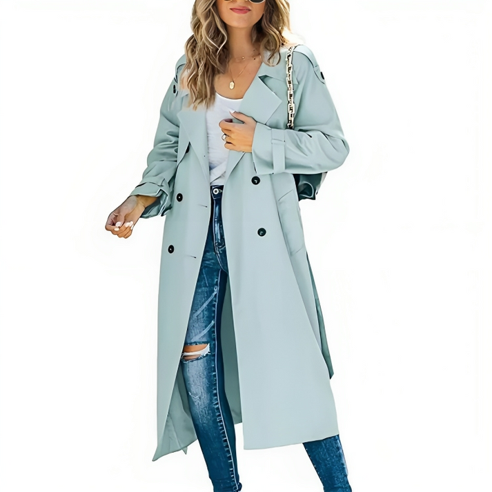 Sienna | Chic And Relaxed Double-Breasted Trench Coat